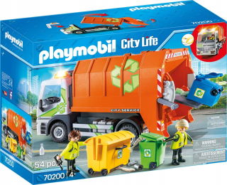 Stavebnica - PLAYMOBIL RECYKLÁCIA TRUCK 70200 ŚMIECIARKA