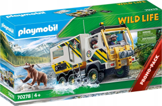 Stavebnica - PlayMobil 70278 Truck s nosníkom Rally Dakar