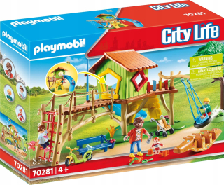 Stavebnica - Playmobil 70281 Big ihrisko pre deti Cottage