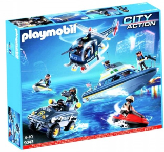 Stavebnica - Playmobil 9043 Veľká policajná akcia Big Set