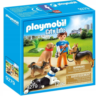 Stavebnica - PLAYMOBIL 9279 Tréner psov strážca alsaska