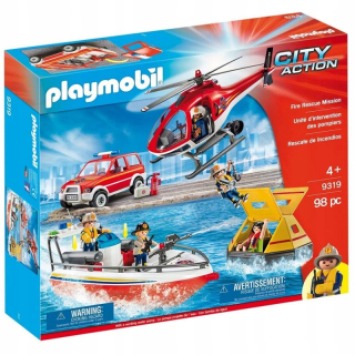 Stavebnica - PlayMobil 9319 Fire Brigade 3in1 Rescue Mission