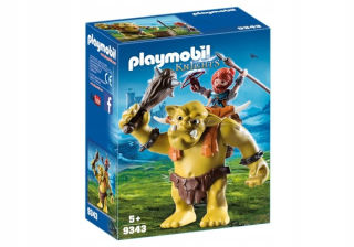 Stavebnica - Škriatkovia Rytieri PLAYMOBIL 9343 BIG TROLL a kôš