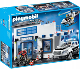 Stavebnica - PLAYMOBIL 9372 POŠTA KOMISIA POLÍCIA AUTO