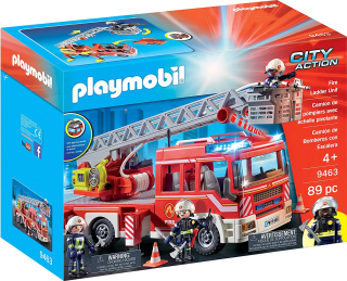 Stavebnica - PLAYMOBIL 9463 Hasičský voz s rebríkom