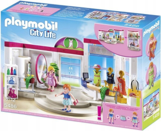 Stavebnica - Playmobil Boutique s oblečením City Life 5486