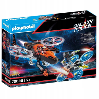 Stavebnica - PLAYMOBIL Pirates GALAXY Policajný vrtuľník 70.023