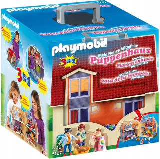 Stavebnica - Prenosný Playmobil Domček pre bábiky 5167