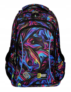 Školská taška, batoh - Backpack 4 Komora St.Right BP-26 Modrá ilúzia