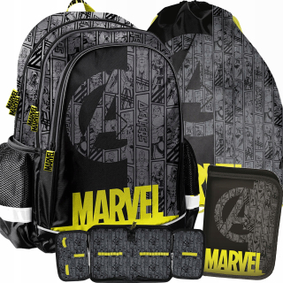 Školská taška, batoh - Avengesr Backpack pre školský chlapec Iron Man Hulk