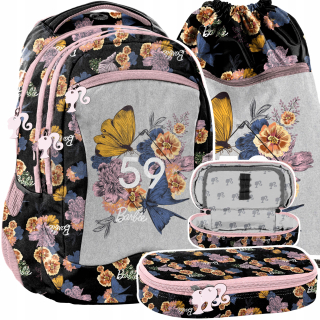 Školská taška, batoh - Buniq Backpack School Barbie Mattel pre dievča
