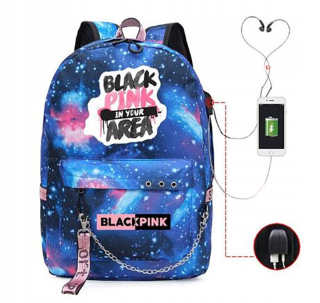 BLACKPINK BATOH FARBY VZORKY VEĽKÝ A4 KPOP BTS