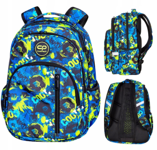 Školský batoh - Coolpack Base BACE futbal futbal green