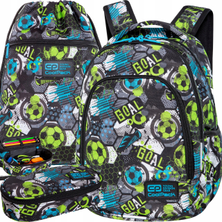 Školská taška, batoh - Batoh Coolpack Cp Football Futbal Boys