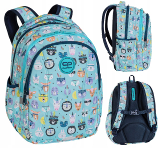 Školský batoh - Coolpack Joy s indickým batohom zoo do 1 triedy