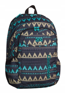 Školský batoh - Coolpack Backpack Urban Emerald Etnic 928 69953CP
