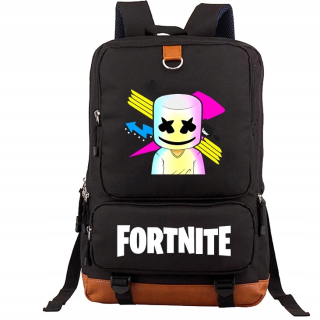 Školský batoh - Batoh Fortnite DJ Marshmello, vodotesné farby