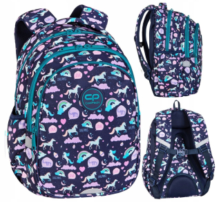 Školský batoh - Batoh Jerry 21l Happy Unicorn Unicorn Coolpack