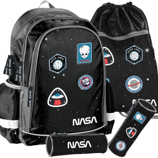 Školská taška, batoh - Spaceous School Batchpack pre priateľa NASA UFO