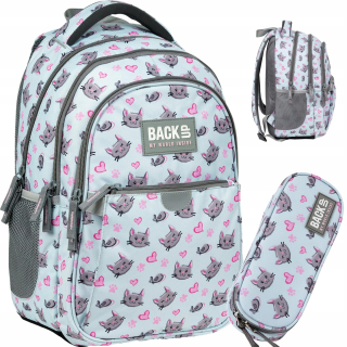 Školský batoh - Kitty Backpack mládežnícka škola Mouse Backup