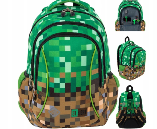 Batoh Minecraft School Bath pre 1-3 prémiu