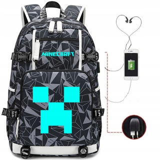 Školská taška, batoh - Batoh Minecraft Vodotesné žiariace v tme