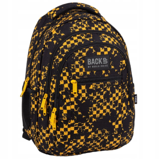 Školský batoh - Model Backpack 4 s mládežou s 98 kockymi