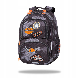 Školská taška, batoh - Čierne odznaky B Astoriner Coolpack