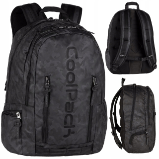 Školský batoh - Impact Camo Black Coolpack Youth Batoh