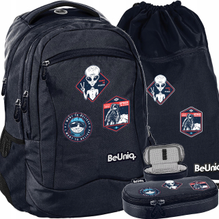 Školský batoh - Mládežnícka batoh Light School Ufo Kosmos