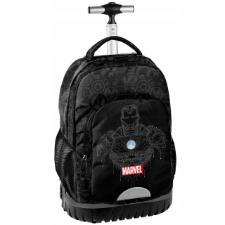 Školská taška, batoh - Mládny batoh na kolesách Paso Marvel Iron Man