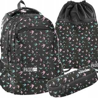 Školská taška, batoh - Backpack Youth School prehltne pre dievča