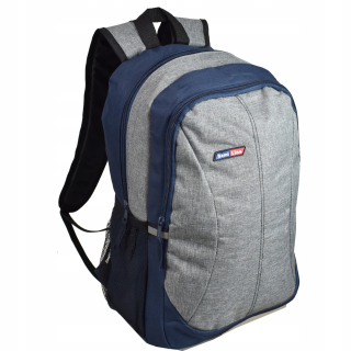 Školský batoh - Batoh pre mládež v škole - šedá -Navy Blue