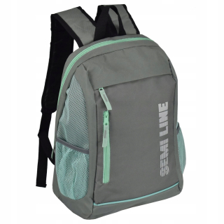 Školská taška, batoh - Školský mládežnícky batoh - Gray-Turquoise