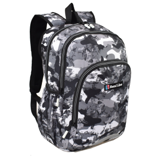 Školský batoh - Batoh pre mládež - Škola - šedá camo