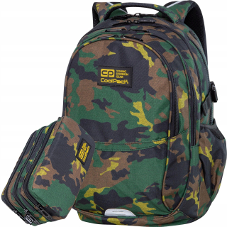 Školská taška, batoh - BACKPACK MORO CP COOLPACK Vojenské mládež Patio