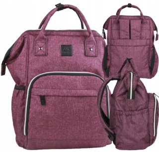 Školský batoh - MyBaq Handy Dark Roub batoh Dark Pink 22L 22L