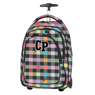 Školský batoh - Batoh na kolieskach Coolpack Target Grey Grille
