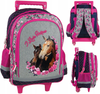 Školská taška, batoh - Batoh na kolesách Kone Kone Horse Derform 1,2KG