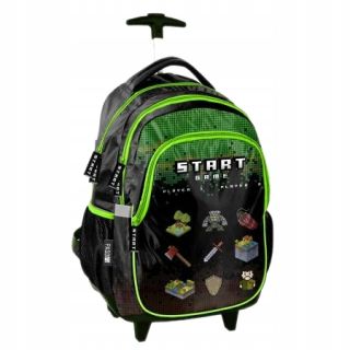 Školský batoh - Paso Minecraft School Batoh na kolieskach
