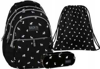 Školská taška, batoh - ZÁLOHOVACÍ VÝKON BACKPACK PENCIL N81 3v1 DOG
