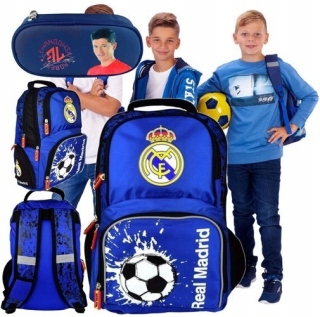 Školská taška, batoh - BACKPACK ŠKOLA CUBER CASE REAL MADRID LEWANDOWSKI