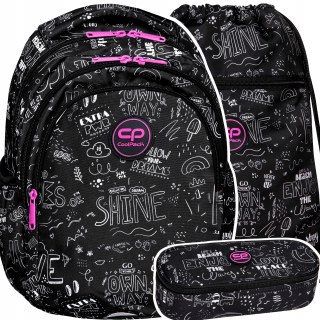 Školský batoh - Batoh ceruzky Case School Bag Set pre dievča