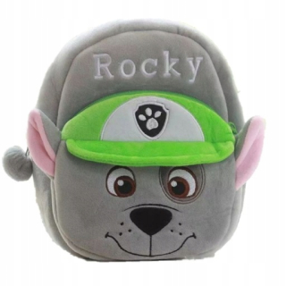 Detský plyšový batoh Patrol Patrol Rocky Grey