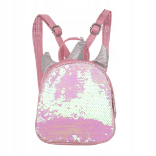 Detský kufor - Batoh Preschooler Sequin Mini Unicorn Roses
