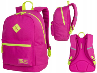 Školská taška, batoh - Backpack ružový neon mestský mládež