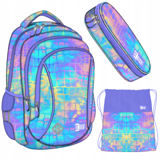 Batoh St.right BP26 Pastel Snake +Cencil Case +Bag