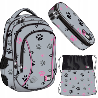 BACKPACK ST.RIGHT BP26 PAWS + peračník + taška