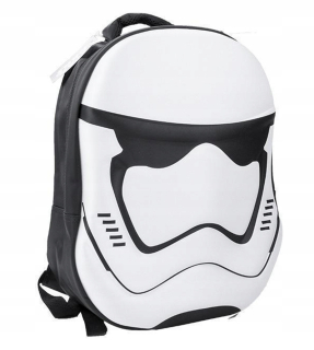 Školský batoh - Star Wars Stormtrooper batoh 3D biely Stormtrooper
