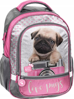 Školská taška, batoh - Backpack Studio Domáce zvieratá Pey-260 Paso do školy